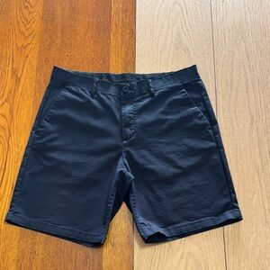Calvin Klein Men's Dark Navy Flat Front Shorts